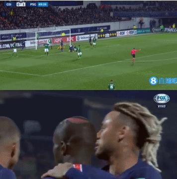  法国杯决赛，巴黎圣日耳曼轻松捧杯